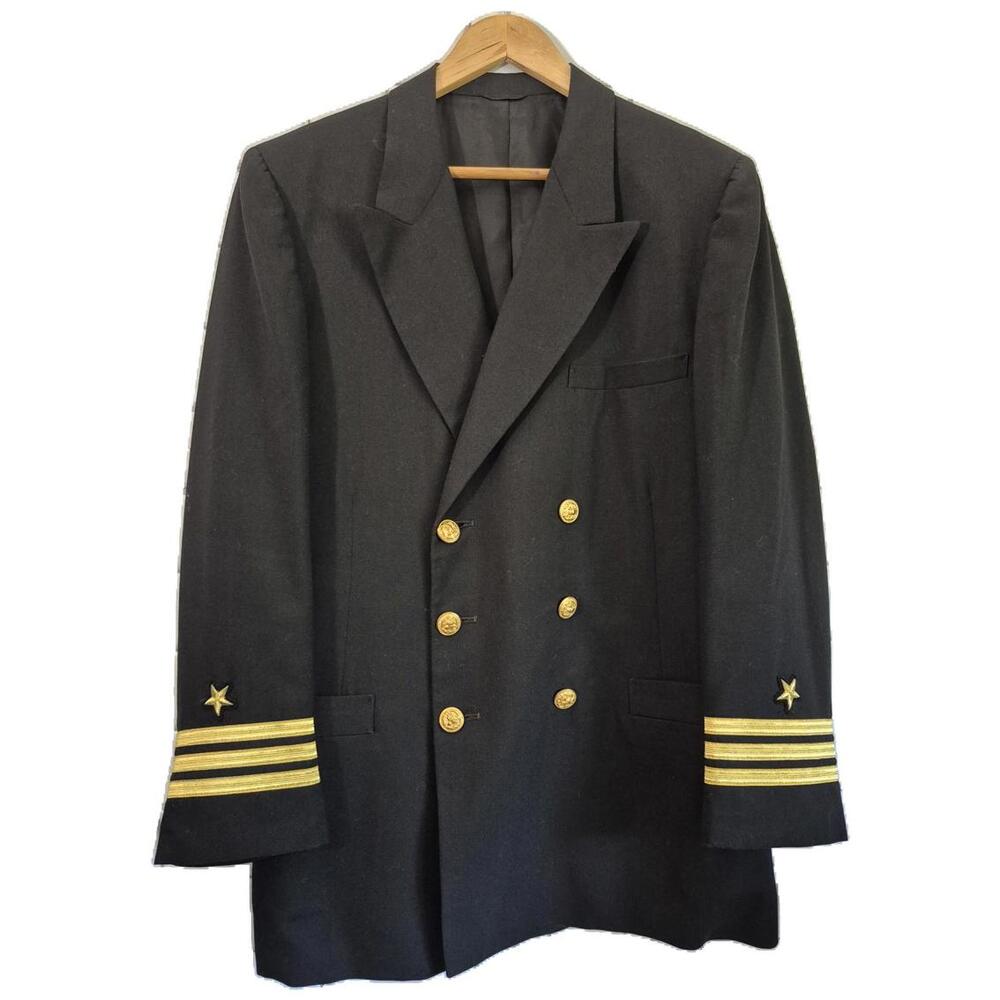 Novakoff Brothers Boston Uniforms Vintage Mens Us Navy Officer Double Breast